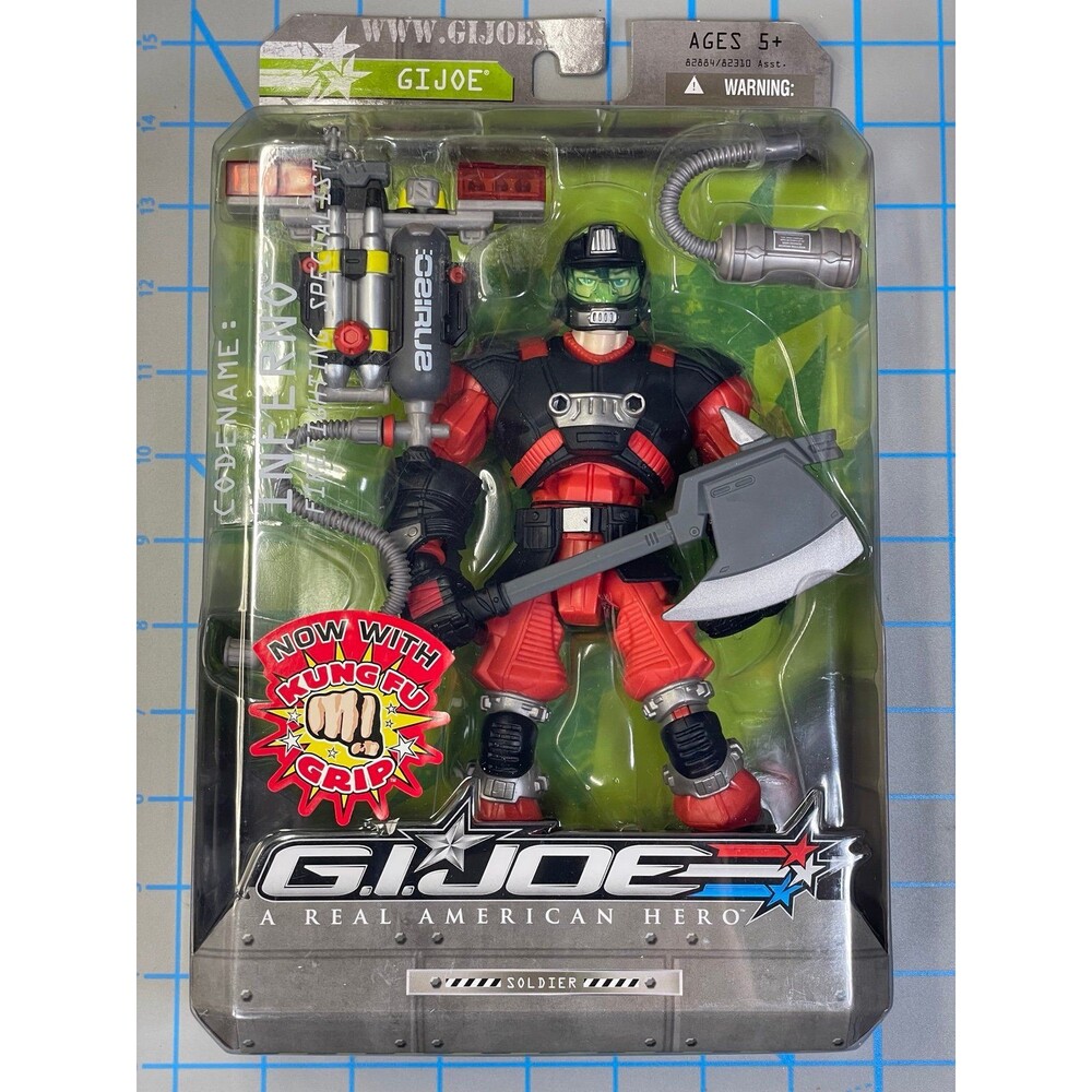 G.I. Joe Inferno Firefighting Specialist Figure Real American Hero 2007 GI Sigma
